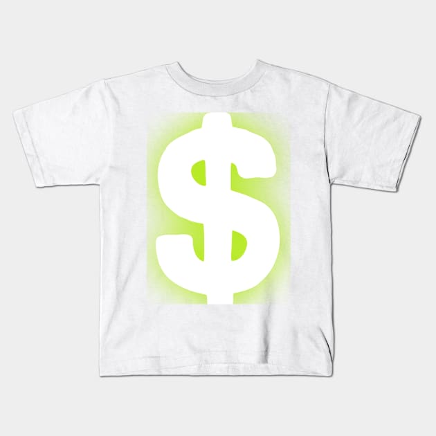 DOLLAR SIGN Kids T-Shirt by IMMORTAL